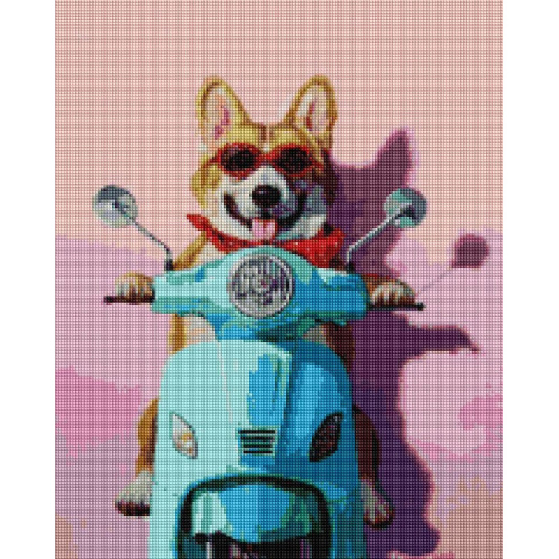 Алмазна мозаїка "Римські канікули" ©Lucia Heffernan DBS1227, 40x50 см