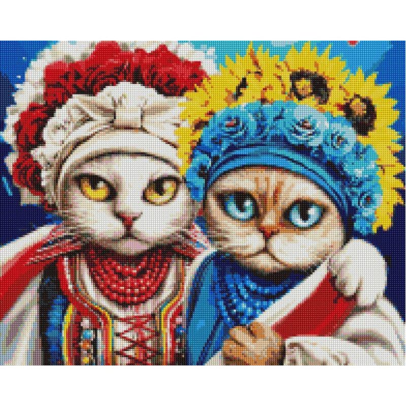 Алмазна мозаїка "Лапка підтримки" ©Маріанна Пащук DBS1056, 40x50 см