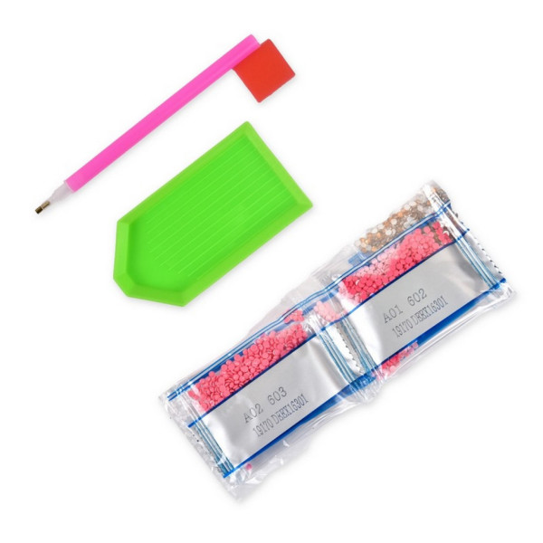 Алмазна мозаїка "Тигриця" ZAV1818-7, 18х18 см