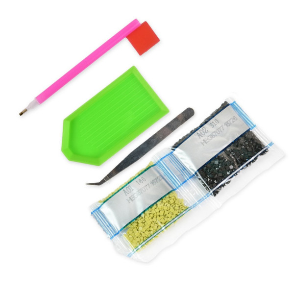 Алмазная мозаика "Ветка разговоров" HEG87077 30х40 см