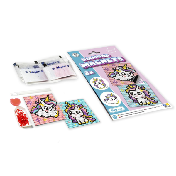 Алмазная мозаика "Странные вкусности" Идейка AMG1069 9x9 см