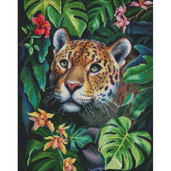 Алмазна мозаїка "У джунглях" Ідейка AMO7303 40х50 см