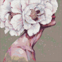 Алмазна мозаїка "Вишукана дівчина" ©lesya_nedzelska_art AMO7612 Ідейка 40х40 см