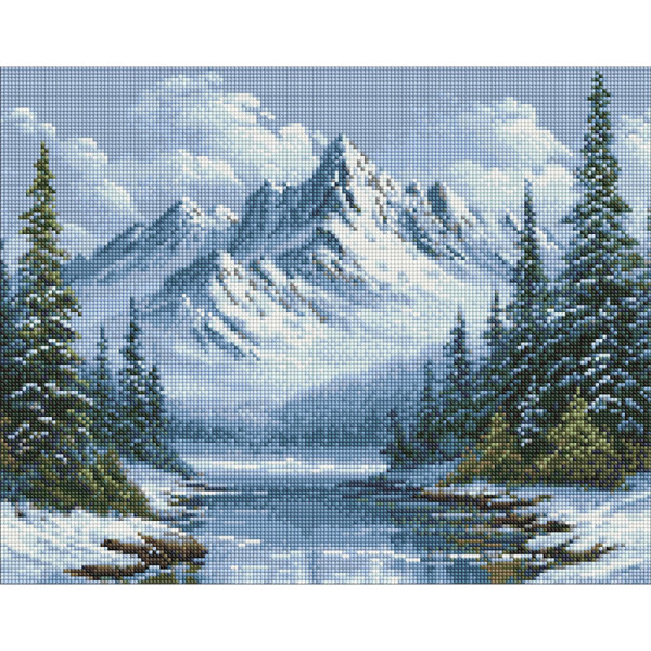 Алмазна мозаїка "Морозне дихання лісу" AMO20012, 40х50 см