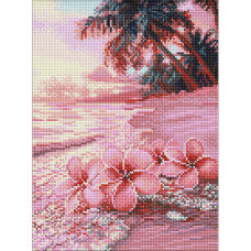 Алмазная мозаика "Розовый пляж" ©art_selena_ua AMO8222, 30х40 см