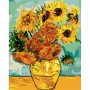 Набір картин за номерами 2 в 1 "Соняшники. Ван Гог" 40х50 KHO098 та "Вишиваючи оберіг" 40х40 KHO2538