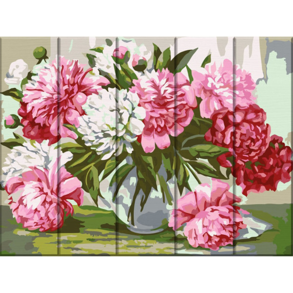 Картина по номерам по дереву "Ароматный букет" ASW008 30х40 см