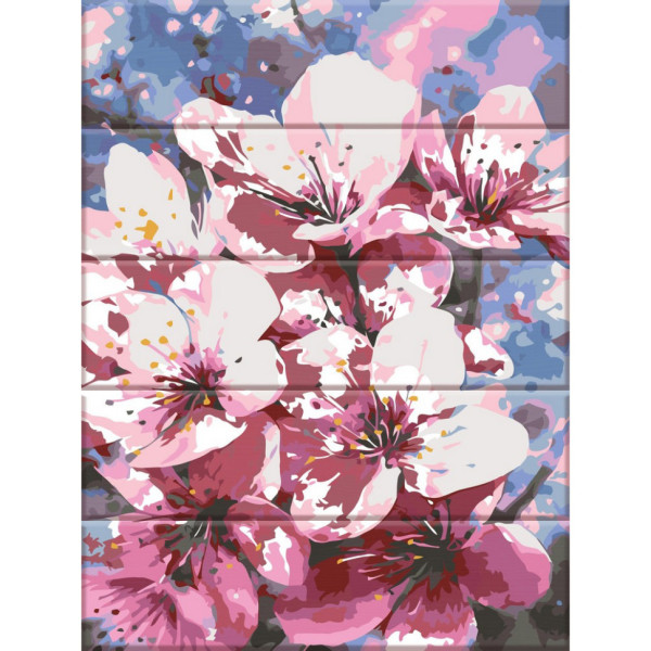 Картина по номерам по дереву "Первоцвет" ASW006 30х40 см