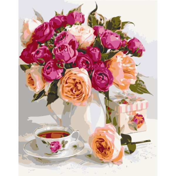 Картина за номерами без підрамника "Літня ніжність" Art Craft  13029-ACNF 40х50 см