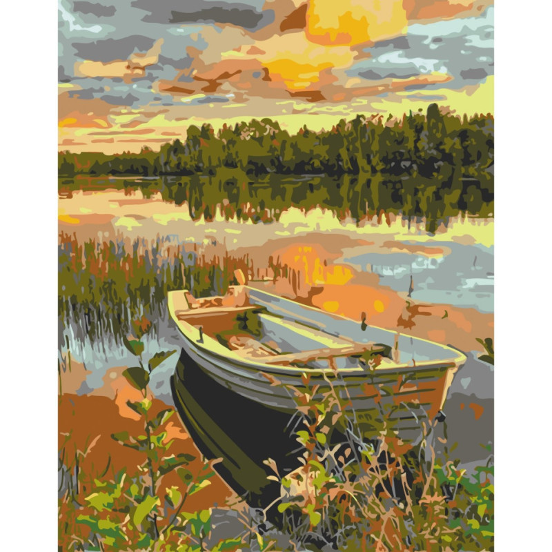 Картина за номерами без підрамника "Пейзаж дитинства" Art Craft  11012-ACNF 40х50 см