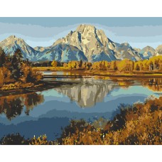 Картина за номерами без підрамника "Гірське озеро" Art Craft  11013-ACNF 40х50 см