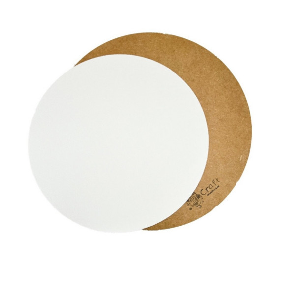 Грунтованное ДВП 17026 круглое, диаметром 50 см