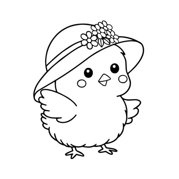 Детская раскраска пальчиковыми красками "Модная цыпа" 15631-AC 25х25 см