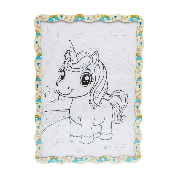 Детский набор для росписи по дереву "Милый Единорог" Puz-22950 формат А3