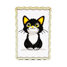 Детский набор для росписи по дереву "Котик-мечтатель" Puz-22977 формат А5