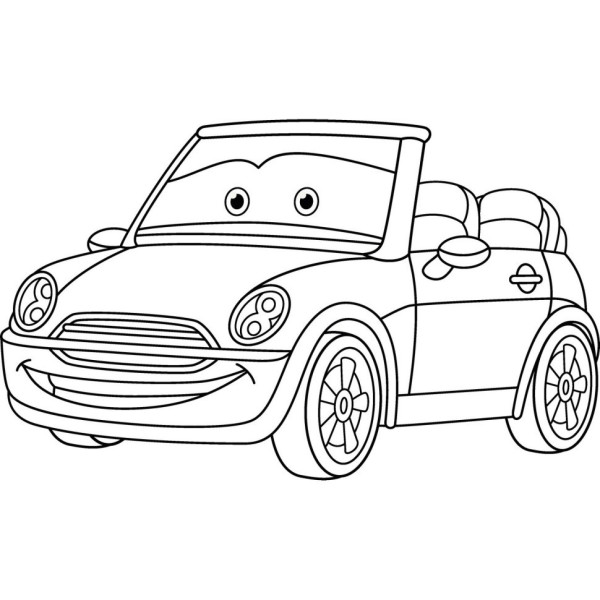 Роспись по холсту "Машинка для прогулки" 15120-AC 25х30 см