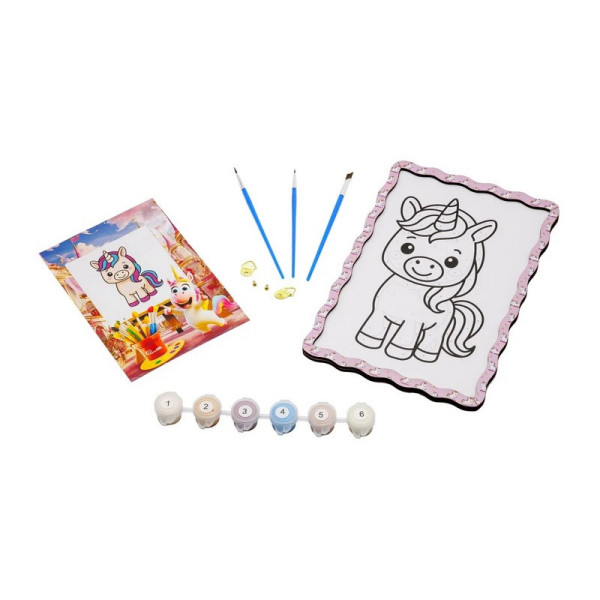 Детский набор для росписи по дереву "Единорог" Puz-22981 формат А5