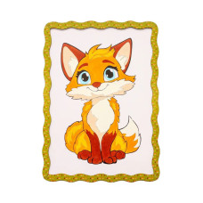 Детский набор для росписи по дереву "Лисичка" Puz-22959 формат А4