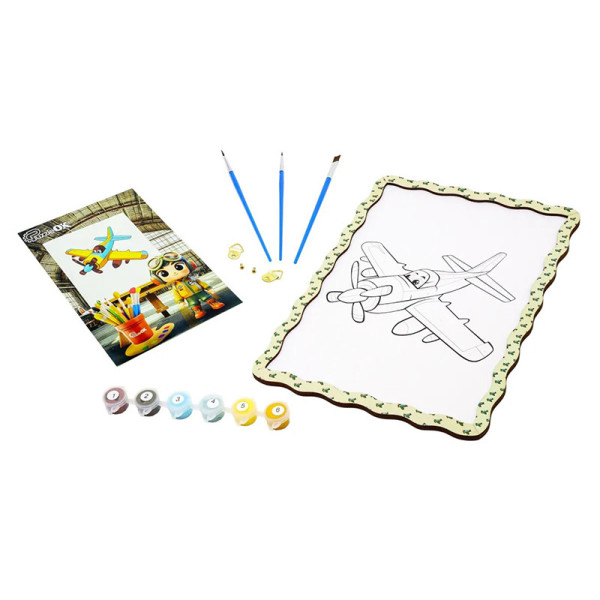 Детский набор для росписи по дереву "Летяга" Puz-22953 формат А4