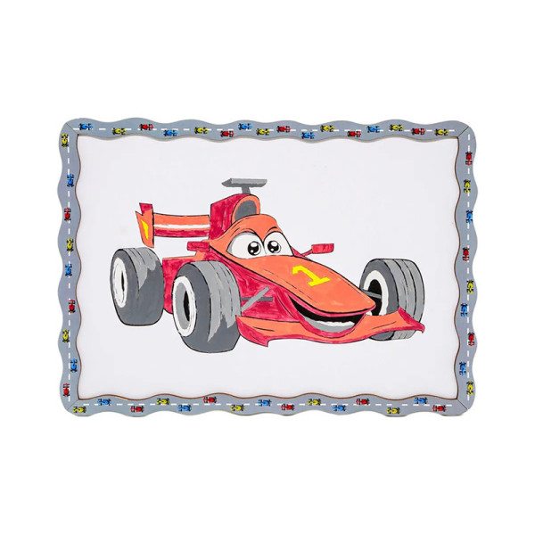 Детский набор для росписи по дереву "Гоночная машинка" Puz-22951 формат А4