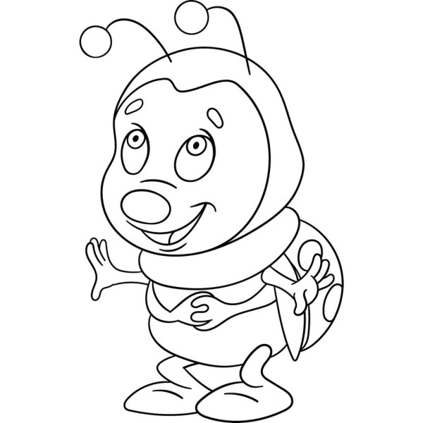 Роспись по холсту "Жук божья коровка" Art Craft 15049-AC 25х30 см