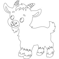 Роспись по полотну "Козлёнок" 15106-AC 25х30 см