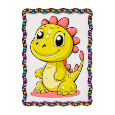 Детский набор для росписи по дереву "Динозаврик" Puz-22946 формат А4