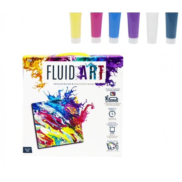 Набір креативної творчості "Fluid ART" FA-01-01-2-3-4-5, 5 видів  FA-01-04