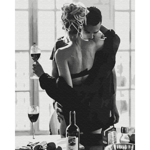 Картина за номерами. Brushme "Пристрасна пара" GX34134