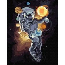 Картина по номерам. Brushme "Космический жонглер" GX34813, 40х50 см