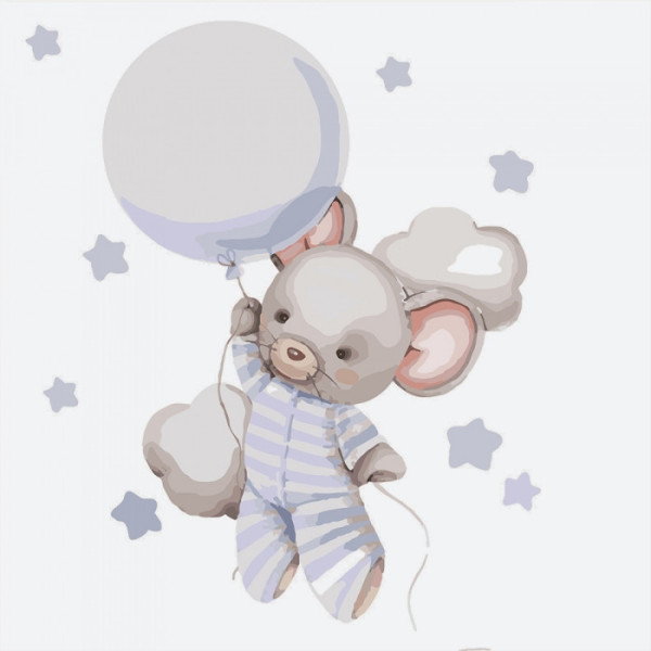 Картина по номерам. "Путешествие к звездам" 30*30см KHO2336