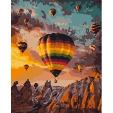 Картина по номерам. Art Craft "Воздушные шары Каппадокии" 40*50 см 10503-AC