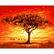 Картина за номерами. Art Craft "Золоте сонце Африки" 40 * 50 см 10507-AC