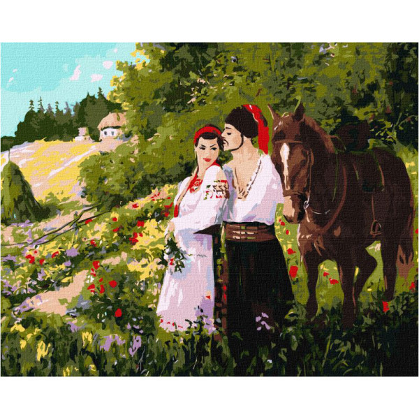 Картина за номерами "Побачення" © Олександр Закусилов Ідейка KHO4938 40х50 см