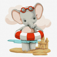 Картина за номерами "Улюблене літо" ©tanya_bonya Ідейка KHO2391 30х30 см