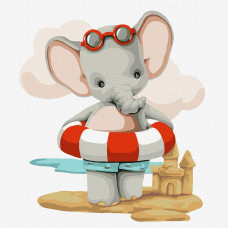 Картина по номерам "Любимое лето" ©tanya_bonya Идейка KHO2391 30х30 см