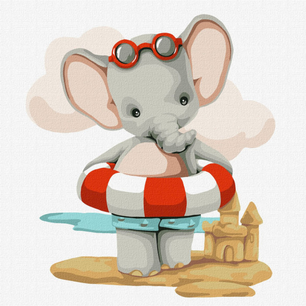 Картина по номерам "Любимое лето" ©tanya_bonya Идейка KHO2391 30х30 см