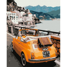 Картина за номерами "Ретро автомобіль" Brushme BS39476 40х50 см