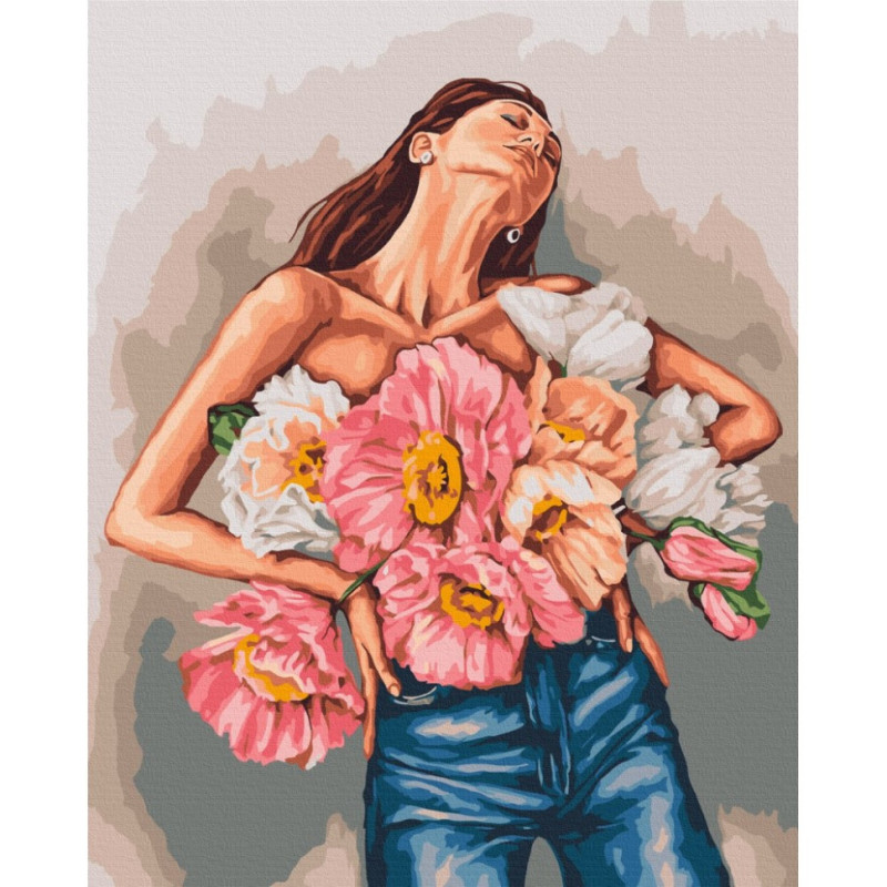 Картина по номерам "Изящная весна" © Дарья Михайлышина Brushme BS53569 40х50 см