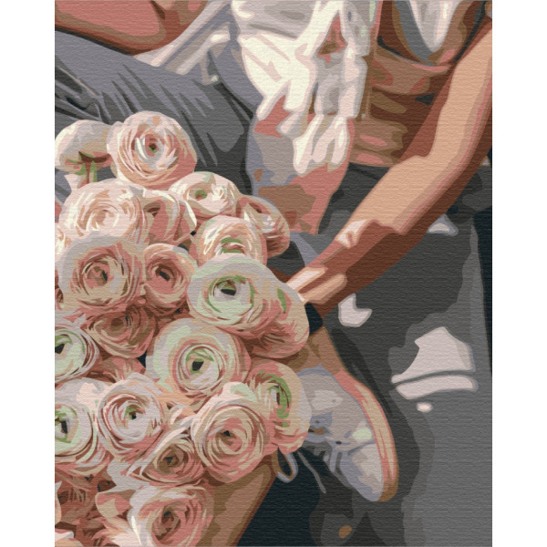 Картина за номерами "Стильний букет" Brushme BS52326 40х50 см