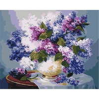 Картина по номерам "Сиреневые краски" BS52672  Brushme 40х50 см