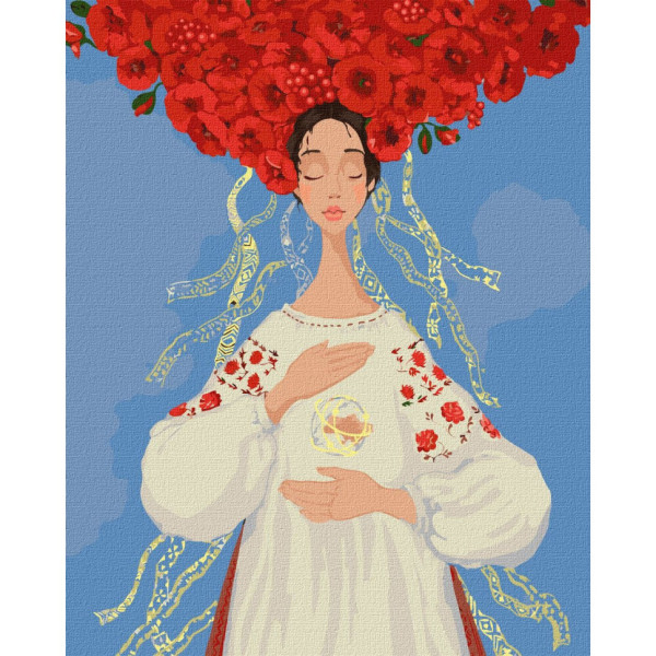 Картина по номерам "Украина, защищающая мир" ©Katya Dudnik Идейка KHO4904 40х50 см