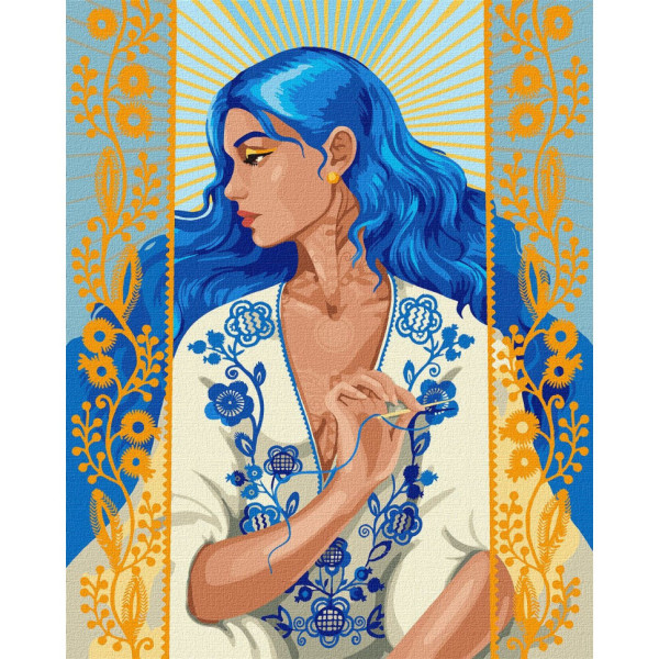 Картина по номерам "Любимые цвета" ©pollypop92 KHO2541 40х50 см