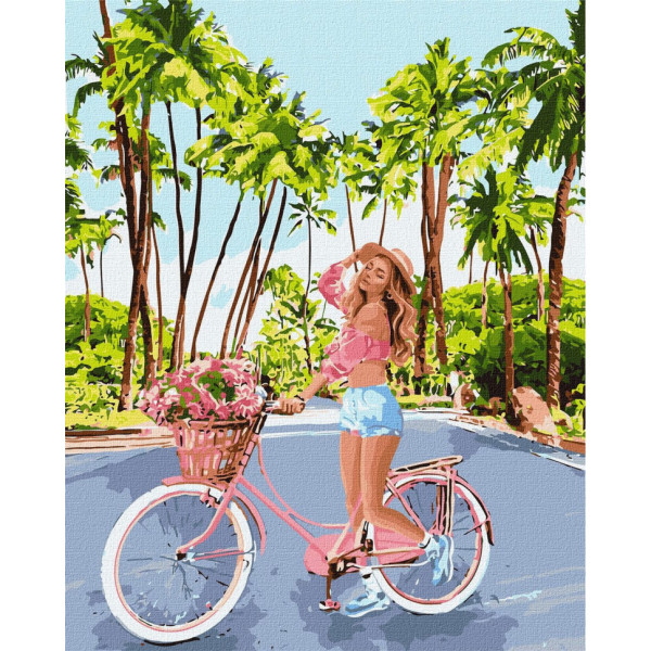 Набор картин по номерам 2 в 1 "Веселая прогулка" 40х50 KHO4759 и "Грациозная красота" 40х40 KHO4297