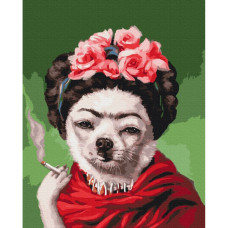Картина за номерами "Фріда" ©Lucia Heffernan BS53619, 40х50 см