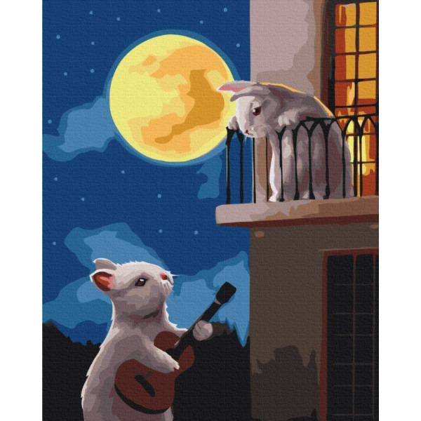 Картина за номерами "Місячна серенада" ©Lucia Heffernan BS53514, 40х50 см