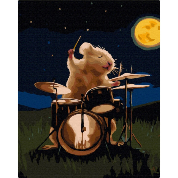 Картина за номерами "Барабанщик" © Lucia Heffernan BS53511, 40х50см