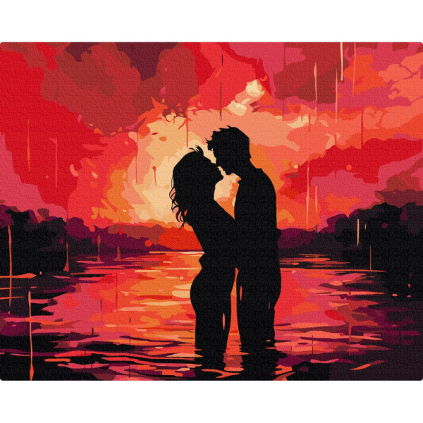 Картина за номерами "Відтінки пристрасті" BS53886, 40х50см