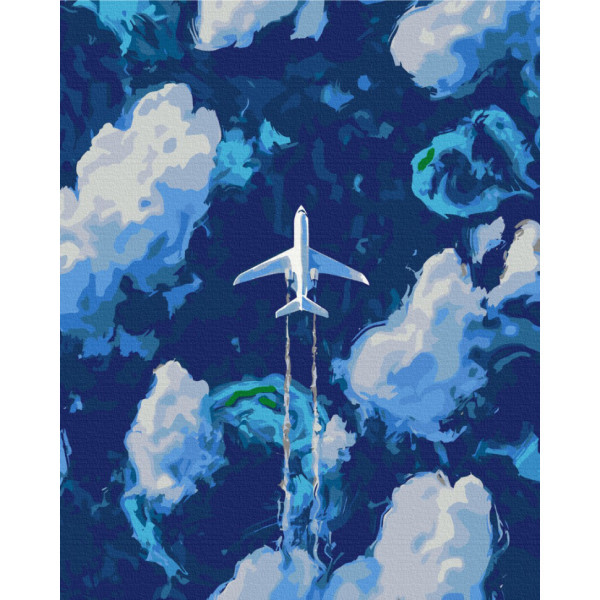Картина за номерами "Над хмарами" Brushme BS51534 40x50 см