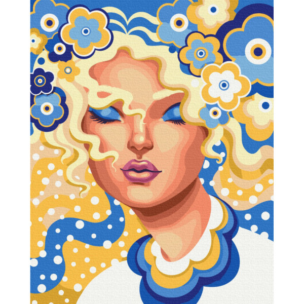 Картина за номерами "Українські барви" © Поліна Скурихіна Brushme BS53733 40x50 см